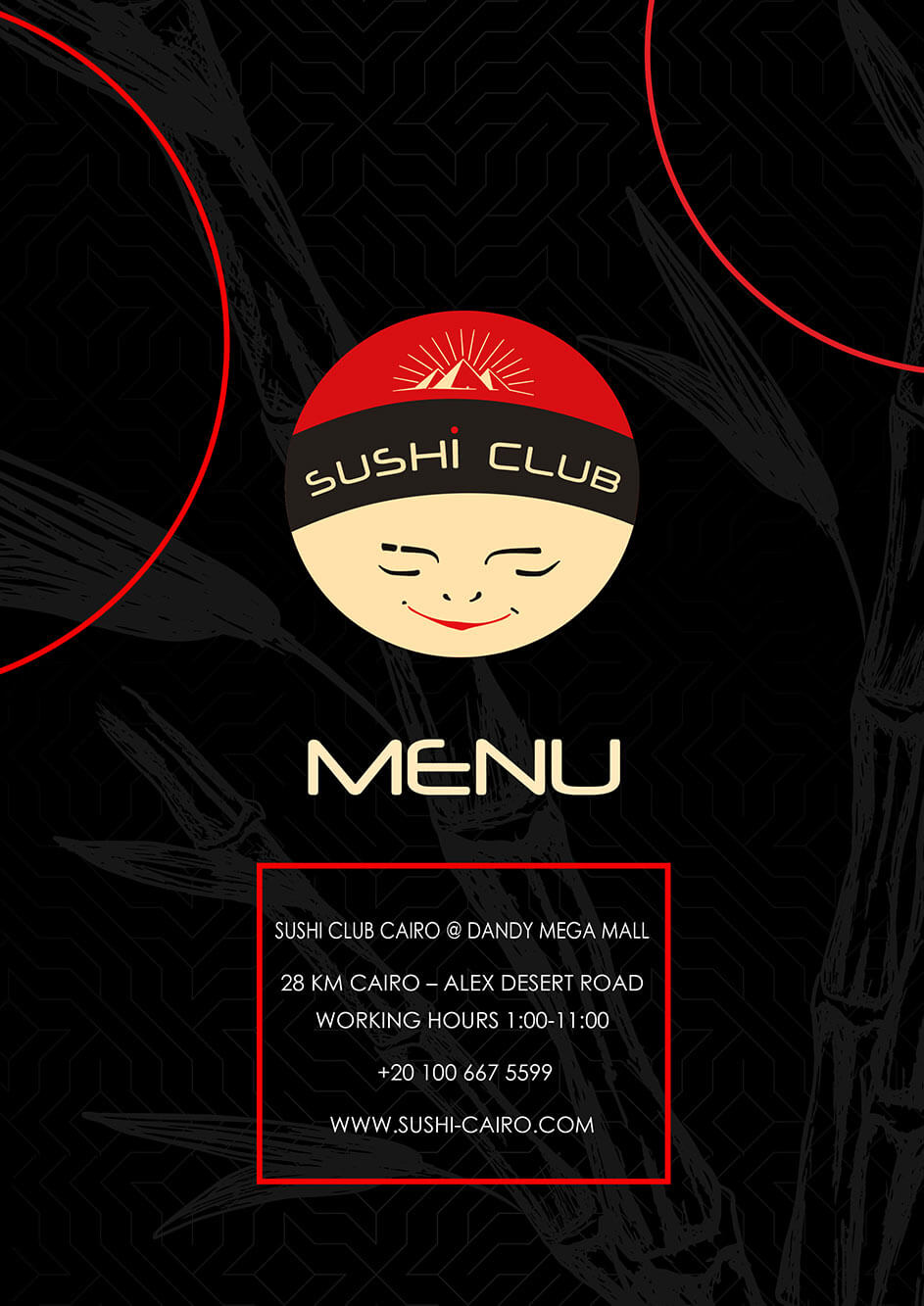 Sushi Cairo Menu