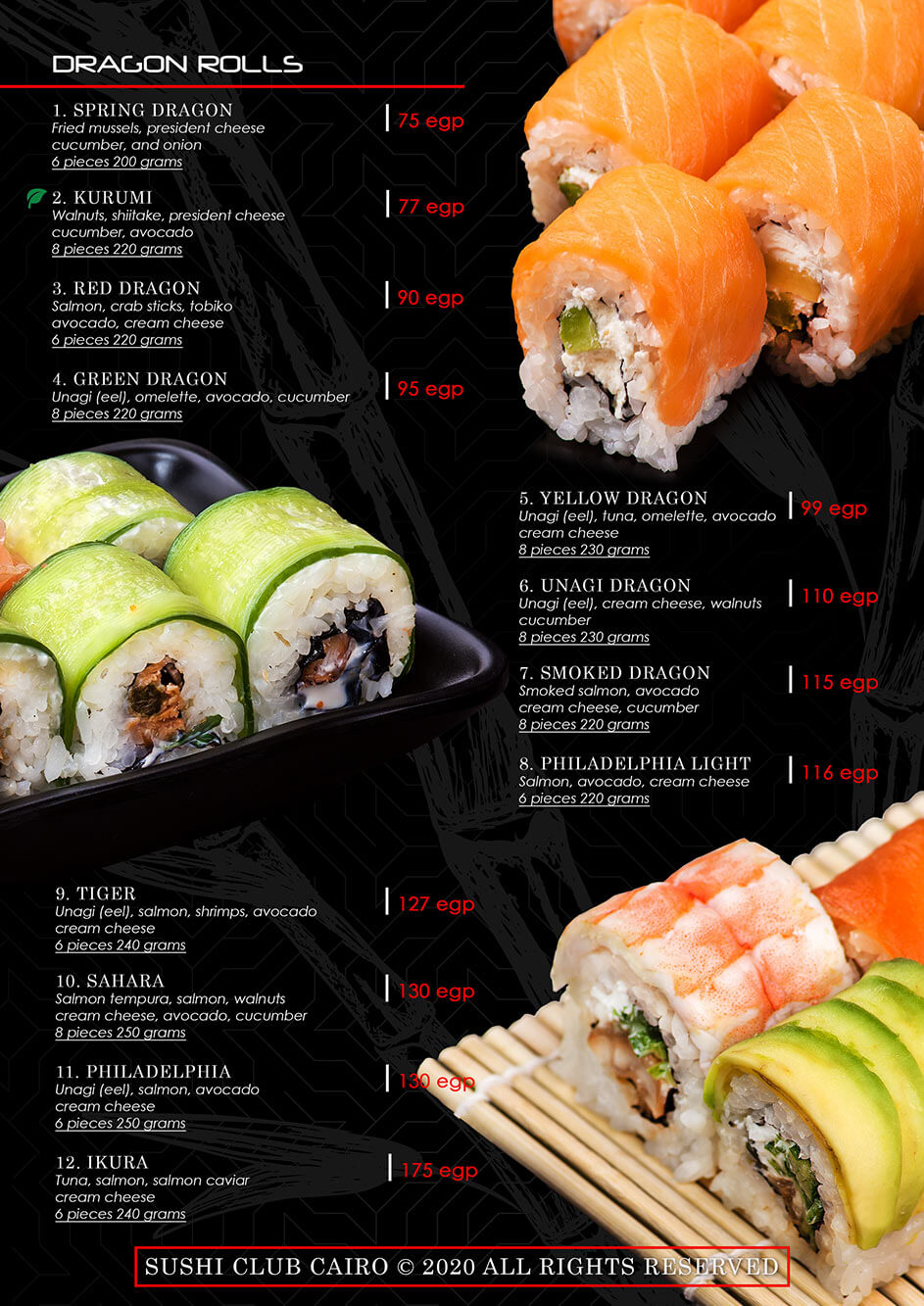 Sushi Cairo Sushi Combo